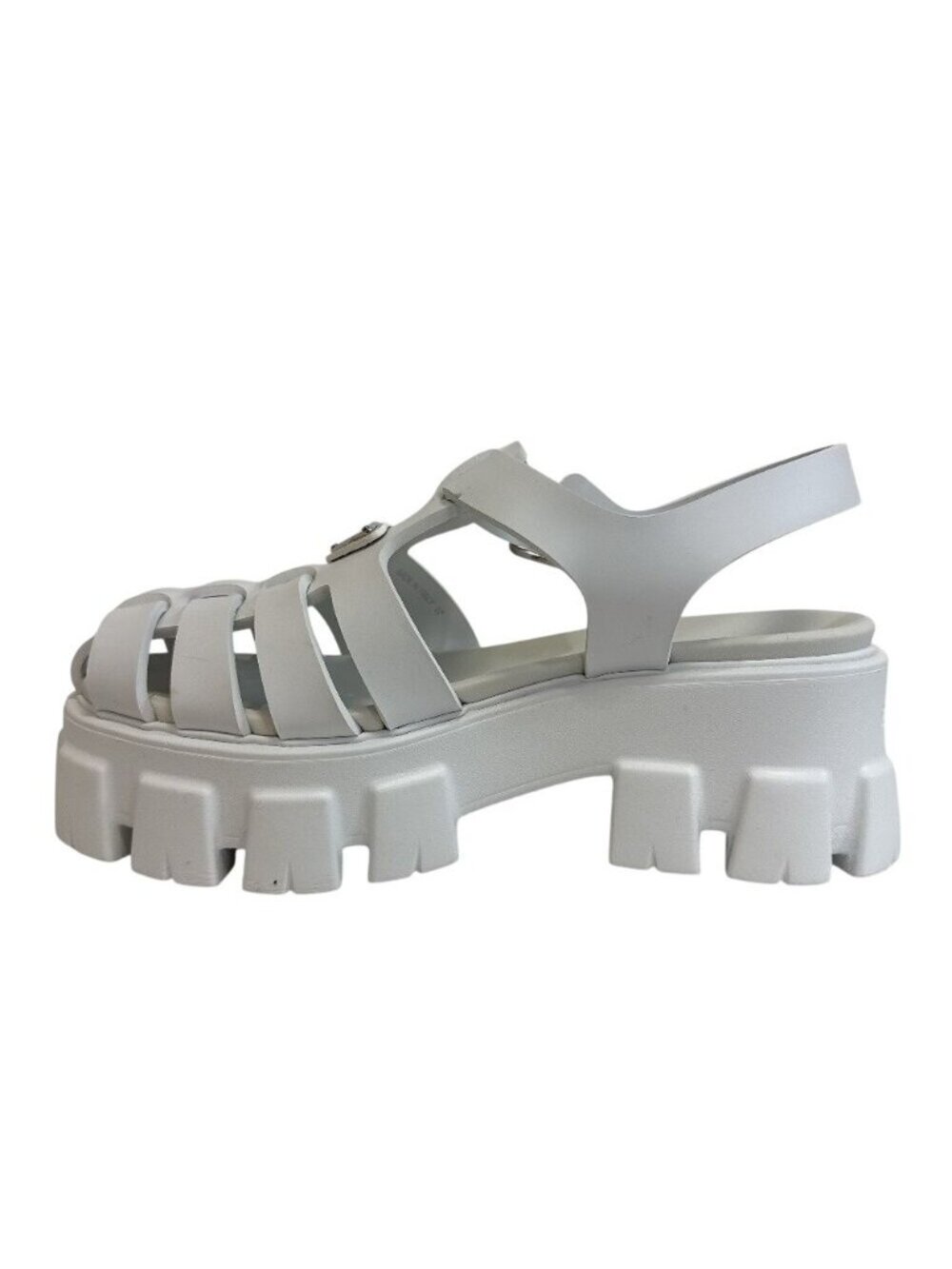 Prada Pumps Sneakers Heels Thick Bottom Monolith Sandals